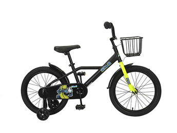 Велосипед Star 701-16 с корзинкой черный