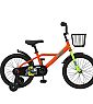 Велосипед Star 701-16 с корзинкой оранжевый