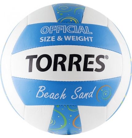 Мяч волейбольный TORRES Beach Sand Blue р.5 (V30095B)