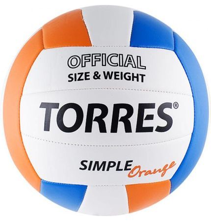 Мяч волейбольный TORRES Simple Orange р.5 (V10125B)