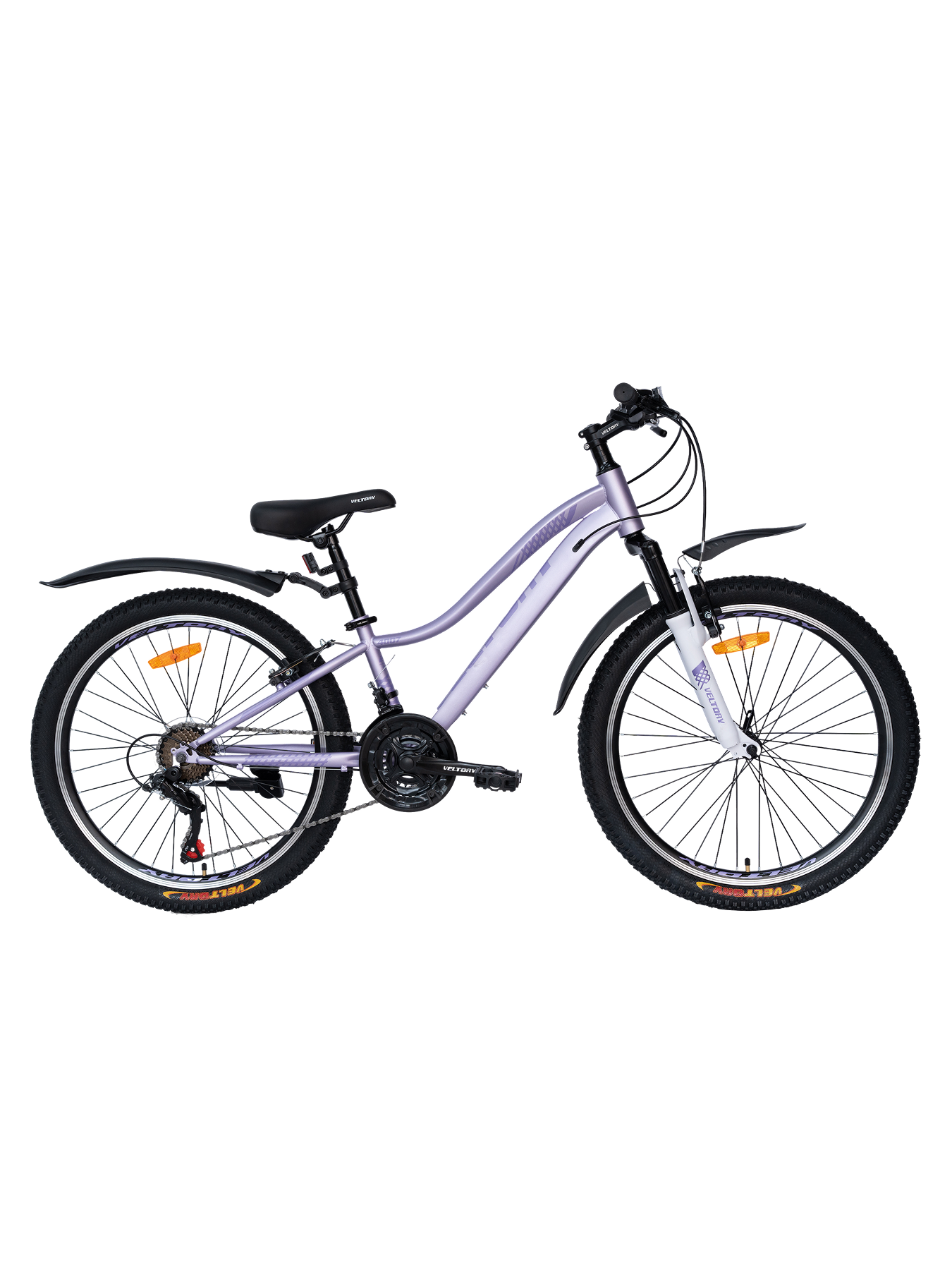 Велосипед Veltory 24V-4007 фиолетовый