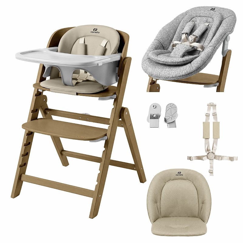 Стульчик для кормления Carrello Focus Croissant Beige 16801