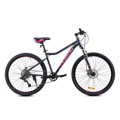Велосипед 26 рама 17 скорость 10 Comiron Desire розовый дымный