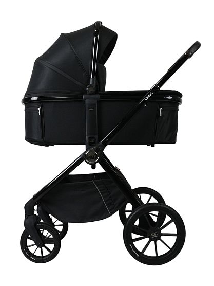 Коляска Sweet baby Verde 3в1 Black (Black Glossy)